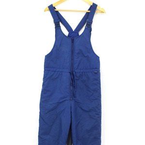 Vintage SKITIQUE Snow Pants Overalls Women's Navy Blue Skiing Snowboarding Sz M